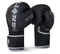 Lions BOTEGA Boxing Gloves Sparring Mitts for Punch Bag Focus Pads Punching Cage Fight Mma Muay Thai Kickboxing Martial Arts Training 6oz 8oz 10oz 12oz 14oz 16oz (10oz, Grey)