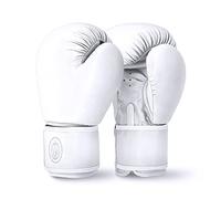 Lions Boxing Gloves MMA Punch Bag Training Mitts 6oz, 8oz, 10oz, 14oz, 16oz, Black, Pink, Red (White, 10 oz)