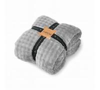 Lions Bubble Throw Blanket - Faux Fur Thermal Warm Cosy Fluffy Fleece Blanket Throws for Sofas Bed Couch, Super Soft Extra Large Flannel Thick Blanket, Grey Silver - 150x200cm