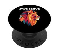 Lions Club members we serve outfit for service work PopSockets Adhesive PopGrip