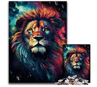 Lions colorful Jigsaw Puzzles for Adults 1000 Piece Paper Jigsaw Puzzles for Home Decor, Ideal Christmas & New Year Gift for Teenagers 1000 PCS(38x26cm)