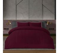 Lions Double Bed Bedding Purple - Crushed Velvet Duvet Cover Set with Matching Pillowcase, Reversible Design, 3 Piece Quilt Covers, Super Soft Touch Luxury Bedding Sets