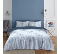 Lions Floral Bedding - King Size Duvet Cover Sets - Soft Poly Cotton Reversible Quilt Bedding with Matching Pillowcase, Soft Printed Flowers Pattern, 230x220cm