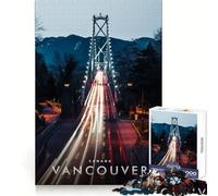 Lions Gate Bridge 1000 Pieces Jigsaw Puzzles for Adults Mental Exercise Stress Relief Fun Snug Lock Memorable Gift size 38x52cm