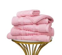 Lions Greek Towels - Premium Jumbo Bath Sheets Towels 2 Pack - Super Soft Thick 100% Cotton Extra Large Bath Sheet for Bathroom 100 x 180 cm, Hotel Spa Quality Highly Absorbent, Pink
