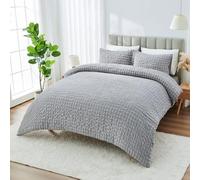 Lions Grey Bedding Set - King Size Duvet Cover with Matching Pillowcase, Ultra Soft 100% Polyester Microfibre Quilt Covers, 3 Piece Bed Linen Sets, 230x220cm