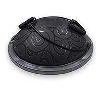 Lions Half Balance Board with Exercise Ball, Ideal for Yoga Physio Cross-fit Core Body Training, (Black)