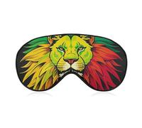 Lion's Head Majestic Sleep Mask with Adjustable Strap, Breathable Sleep Masks for Women Men, Soft Eye Mask for Side Sleepers, Travel, Office Nap, Airplane & Blocking Light