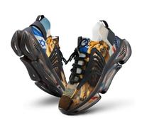 Lions Israeli Flag U.S.A Flag Men's Running Shoe 12men（EUR46）