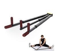 Lions Leg Stretcher - Heavy Duty 3 Bar Leg Split Stretching Machine, Gymnastic Portable Flexibility Extension Equipment for Ballet, Ballet, Yoga, Dance, Martial Arts, MMA, Home Gym, Black