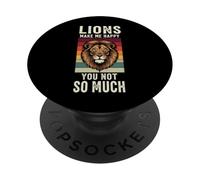 Lions Make Me Happy You Not So Much PopSockets Adhesive PopGrip