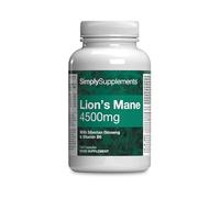 Lions Mane Capsules with Added Siberian Ginseng and Vitamin B6 | 120 Capsules | Vegetarian & Vegan Friendly