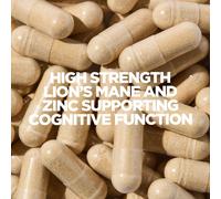 Lion's Mane Focus Capsules - 60 Capsules, 30servings - Unflavoured