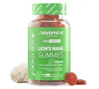 Lions Mane Gummies - 2500mg with Vitamin B6, B12 for Mental Performance - High-Strength Alternative to Lion's Mane Powder - Lion's Mane Mushroom Gummies - Lions Mane Supplement for Adults - Novomins