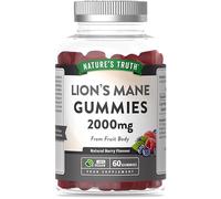 Nature's Truth Lions Mane 2000mg Natural Berry Flavour 60 Tablets