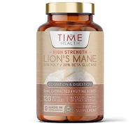 Lions Mane High Strength Extract - 50% Polysaccharides / 30% Beta 1,3/1,6 D Glucan - No Fillers, Binders or Flow Agents - 3rd Party Tested - UK Made (120 Capsule Pouch)