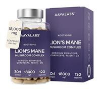 Lion's Mane Supplement 18,000mg (30:1 Extract) - 1 Capsule per Day