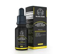 Lions Mane Supplement Liquid 60000mg - 60 Vegan Servings High Strength Lions Mane Mushroom Fruiting Body Extract - 2 Months Supply - Nootropic - Made in The UK by BLACK HAWK