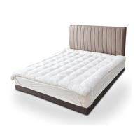 Lions Mattress Topper Single Bed 10cm Thick - Quilted Extra Deep Microfibre Mattress Toppers with Elasticized Straps, Hotel Quality Super Fluffy Breathable - 90 x 190cm + 10 cm