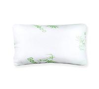 Lions Memory Foam Pillow - Hotel Quality Anti-Allergy Bamboo Pillows 1 Pack Shredded Orthopedic Firm Neck Support Pain Relief With Removable Zip Washable Cover, 50 cm x 70 cm