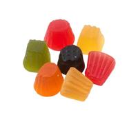 Lions Midget Gems Traditional Fruit Flavoured Gummy Candy 250g Bag Classic British Chewy Sweets Made with Natural Colours and Flavours