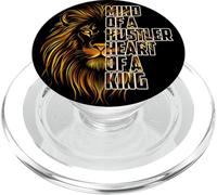 Lion's Mind -Lion's Heart - A King Child of God ART ON BACK PopSockets PopGrip for MagSafe