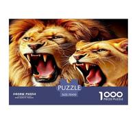 Lion's Mouth 1000 Pieces Jigsaws for Adults Art Colorful DIY Craft Birthday Gifts for Women And Man Challenge High Difficulty 70x50cm/1000pcs