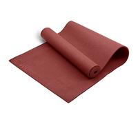 Lions Non Slip Exercise Mat, 6mm Light Weight Thick Padded with Carry Straps, Eco Friendly, Ideal for Home Gym Yoga Gymnastic Pilates (Dark Red)