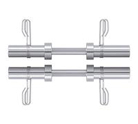 Lions Olympic Dumbbell Handle Set, Weight Lifting Barbell Bar 20" Long Fits 2" Weight Plate, Ideal for Home Gym Exercise Fitness Strength Training Equipment Accessory, Threaded Hand Grips