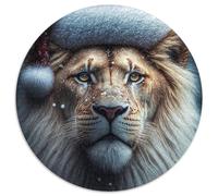 Lions Paper Jigsaw Puzzles 1000 Piece Jigsaw Puzzles for Adults Relaxing Entertainment, Home Decor 67.5x67.5cm
