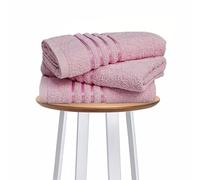 Lions Pink Towels - Premium Bath Sheets 3 Pack 90x150cm - 100% Egyptian Cotton, Ultra Soft Highly Water Absorbent, Extra Large Thick Fluffy Bath Towel for Home Bathroom Kitchen