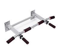 Lions Pull Up Bar Doorway, Adjustable Chin Up Bar for Home Gym, Heavy Duty Steel Workout Bar with Anti-Slip Grip, 300kg Capacity, Multi-Functional Upper Body Training Equipment