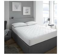 Lions Quilted Mattress Protector Single Bed Size 90x190cm - Extra Deep Fitted, Stretches up to 25 CM Deep Hypoallergenic Anti Allergy Fitted Mattress Cover
