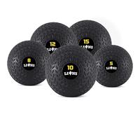 Lions Slam Ball - Heavy Duty Weights Medicine Ball Rubber Power Strength Training, Fitness Home Gym Exercise 5kg 8kg10kg 12kg 15kg (5kg, Tyere-Black)
