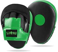 Lions Target Focus Pads - Martial Arts Punching Training Hand Punch Mitts (Mesh Green)