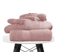 Lions Towels - Premium Bath Sheets 2 Pack - 90x140cm, 100% Egyptian Cotton, Ultra Soft and Highly Absorbent, Extra Large Bath Sheet for Bathroom, Hotel Quality, Blush Pink