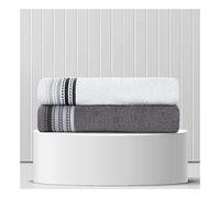 Lions Towels - Premium Bath Sheets Set of 2 - Premium Quality Bathroom Towels (90 x 140 Cm), 100% Egyptian Cotton, Ultra Soft Quick Dry Highly Absorbent, Extra Large, 550 GSM, Malton Grey