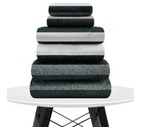 Lions Towels - Premium Bath Towels 2 Piece - 100% Cotton, Ultra Soft and Highly Absorbent, Extra Large Striped Bath Towels 70x120cm, Hotel Spa Quality, Quick Drying, Green