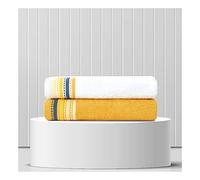 Lions Towels - Premium Bath Towels Set of 2 - Premium Quality Bathroom Towels (70 x 120 Cm), 100% Egyptian Cotton, Ultra Soft Quick Dry Highly Absorbent, Extra Large, 550 GSM, Malton Ochre
