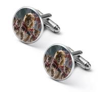 Lions Under The British Flag Fashion Men's Cufflinks 1.7cm