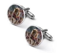 Lions Under The British Flag Fashion Men's Cufflinks 2.0cm