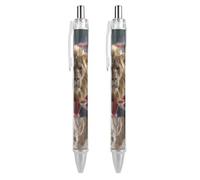 Lions Under The British Flag Smooth Retractable Ballpoint Pens 2 PCS
