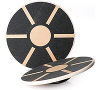 Lions Wooden Balance Board - Non-Slip Surface Exercise Fitness Workout Rehabilitation Training Exercise Wobble Boards for Physical Therapy, Men Women Adults