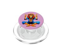 Lions Yoga/Yogi Lion PopSockets PopGrip for MagSafe
