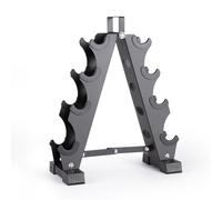 LIONSCOOL Dumbbell Rack Stand, 3/4/5/6 Tier A-Frame, Heavy Duty Dumbbell Holder, Portable Weight Rack for Home Gym (Stand Only) (4-Tier)