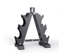 LIONSCOOL Dumbbell Rack Stand, 3/4/6 Tier A-Frame, Heavy Duty Dumbbell Holder, Portable Weight Rack for Home Gym (Stand Only) (3-Tier)