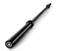 LIONSCOOL Olympic Barbell，Straight Bar and EZ Curl Bar, 2 Inch Barbell Bar for Strength Training, Weightlifting and Powerlifting (7FT Olympic Barbell)