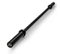 LIONSCOOL Olympic Barbell，Straight Bar and EZ Curl Bar, 2 Inch Barbell Bar for Strength Training, Weightlifting and Powerlifting (4FT Barbell)