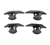 Lionshack Car Door Handle Bowl Cover Trim Frame Stickers Fit for Toyota Avanza Premio Veloz Fit for Cross 2022+ Replacement Parts Support Handle Car Door Latch Handle(Carbon Fiber Pattern)