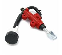 Lionshack Rear Brake Master Cylinder Clutch Lever Brake Fit for Honda Hornet 600 CB1000 CBR900RR CBR1000RR CBR600RR CB1000R Hydraulic Brake Pump Motorcycle Brake Hydraulic Pu(Red)